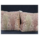 (2) Approx 20x20 Feather Throw Pillows