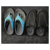 Sz 7 Keen Black KEEN Uneek II Slide Sandal & Sz 8