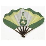 VTG Vera Mint Liquor French Advertising Fan 1930