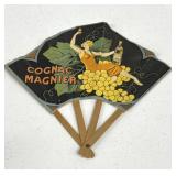 VTG Advertising Hand Fan for Cognac Magnier