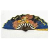 1920s French Paper Advertising Fan for