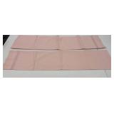 (2) VTG Pink Microfiber Pillowcases with a