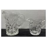 (2) Small Glass Pitchers 6