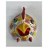 VTG Handmade Mexican Folk Art Coconut Shell