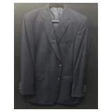 Jos A Bank Blazer Mens 46L Navy Blue 100% Wool