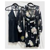 (2) Blk Dresses Sz Medium