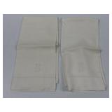 (2) VTG Letter B Embroidered Pillow Cases