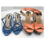 Sz 7.5 (2) Pairs of Forever 21 Platforms Sandals