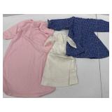 Baby Night Gown, Handmade Dress and Doll Dress