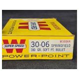 (20) Winchester Super-Speed 30-06 180Gr Soft