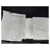 White Shaggy Bathroom Rugs & Towels