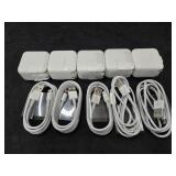 (5) New Apple 12W USB Adapters