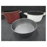 (2) Stockpots & Spring Form Pan