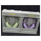 (2) NIB Heyday Wired Headphones