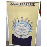 27.5"x44ï¿½ Signed Framed Poster for the "Mardi