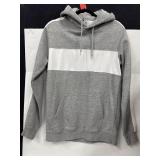 Sz: S, H&M, Menï¿½s Grey & White Hoodie