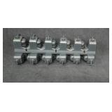 (2) Wall Mounted Broom/Mop/Yard Tool Holder