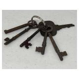 Collection of Antique Skeleton Keys