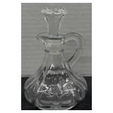 Vintage Anchor Clear Glass Cruet 5"