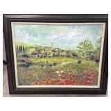 49"x39"Framed Print of "Campagna Rossa" by