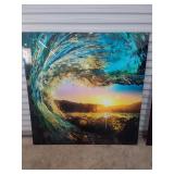 50"x50" GLASS WALL ART