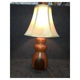 Mid -Century Modern Danish Wooden Lamp