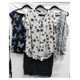 (4) Patterned Flowy Women