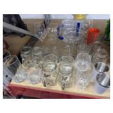 Assorted Drinking Glasses