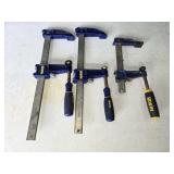 (3) Irwin Clamps