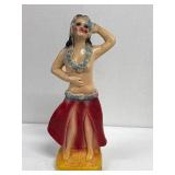 VTG Chalkware Hawaiian Hula Girl
