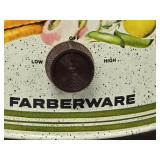 VTG Faberware Crock-r-Cooker, (3) Vtg Plates