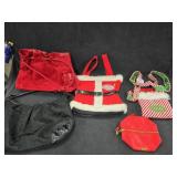 (2) Coldwater Creek Purses & Santa Purse, Small