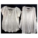 (2) Light Pink Short Sleeve Shirts