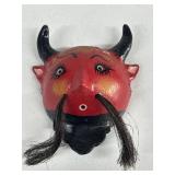 VTG Handmade Coconut Shell Mexican Folk Art Devil