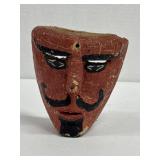 VTG Hand Carved & Painted Wooden Dance Mask