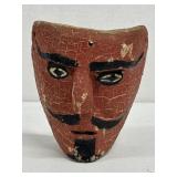 VTG Hand Carved & Painted Wooden Dance Mask