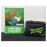 Lunch Bag & Newport Cigarettes Wall Sticker