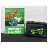 Lunch Bag & Newport Cigarettes Wall Sticker