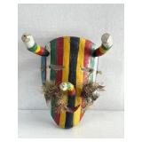 Mexican Hand Carved Wooden Dance Mask