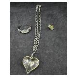(3) Pieces Costume Jewelry