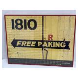 1979 (24ï¿½x18.5ï¿½) Decorative Wall Sign "1810 R