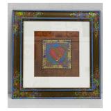 15.5"x15.5ï¿½ Signed Framed Piece of Abstract Wall