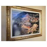 Original Oil and Acrylic Painting of Positano on