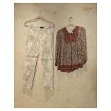 MD/6 Joie Silk Top & Conrad C Jeans
