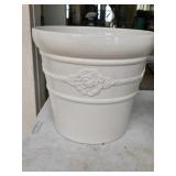 13"ï¿½11.5" White Ceramic Planter