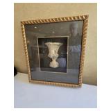 Very Old Urn (?) Mounted in a Shadow Box