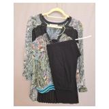 Mechant Blouse w/Built in Cami & Black Pants