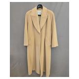 Laurel Long Wool & Alpaca Blend Coat in Camel