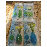 (4) NEW Folding Vases w/Hydrating Beads.