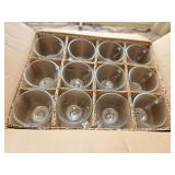 (12) Glass Punch Bowl Cups